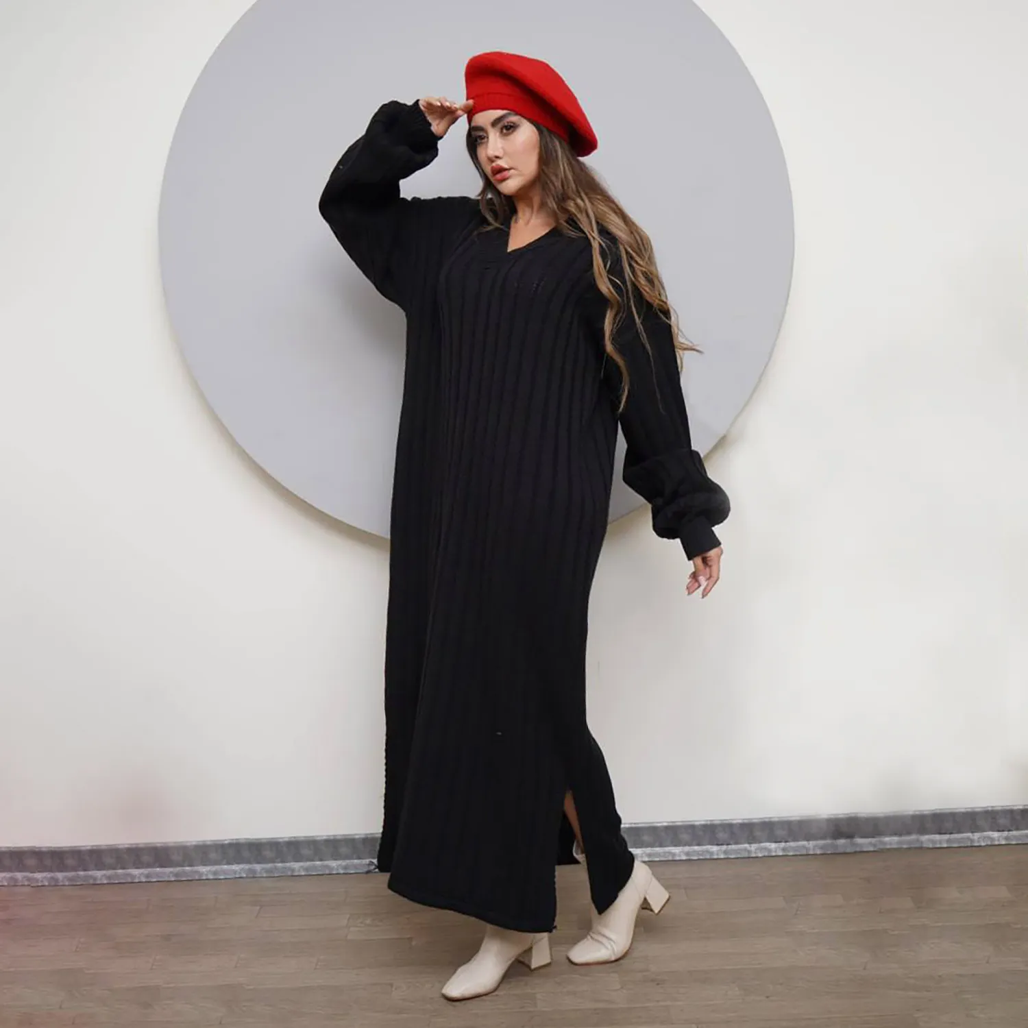 کفتان بلند مدل کشبافت