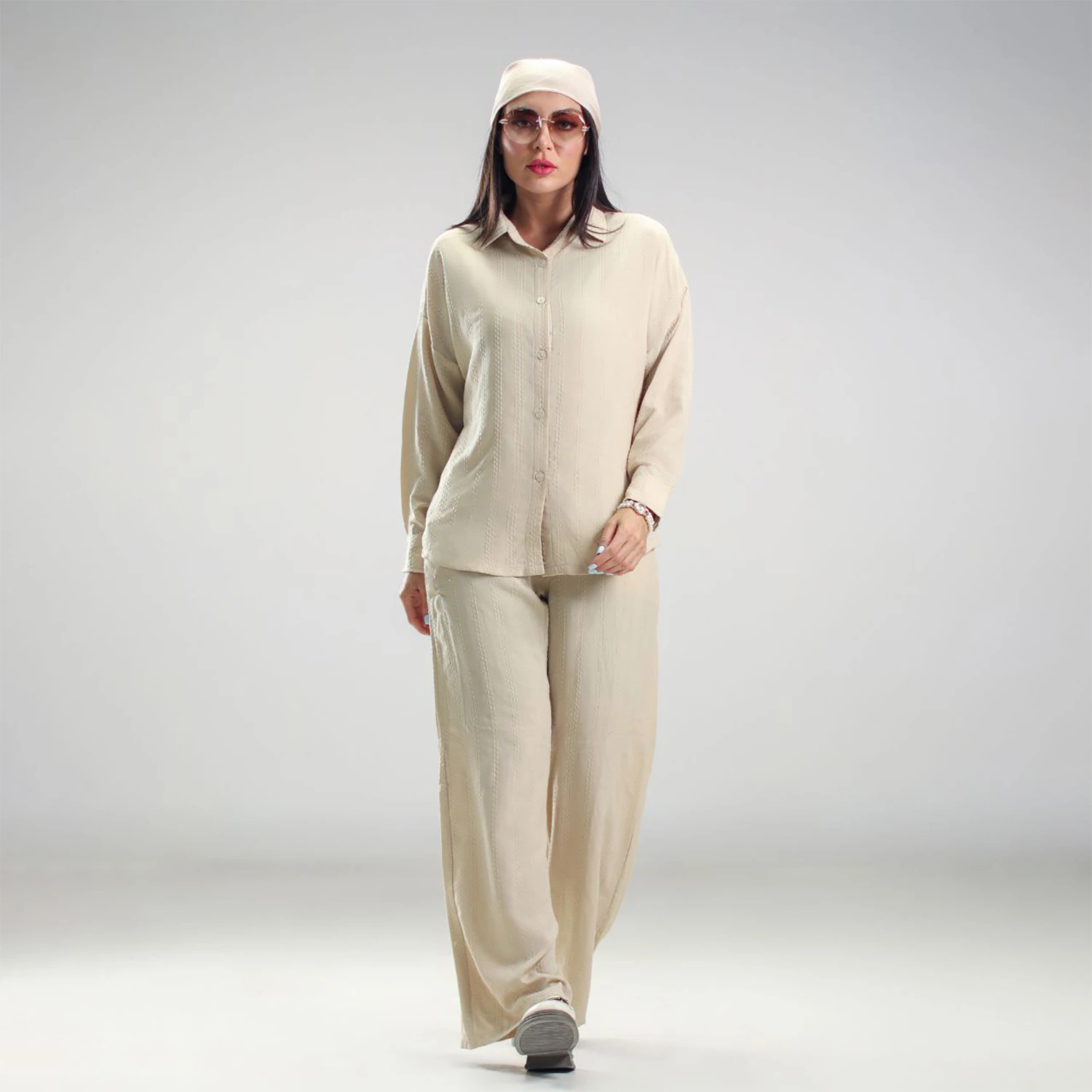 شلوار بگ پارچه ای