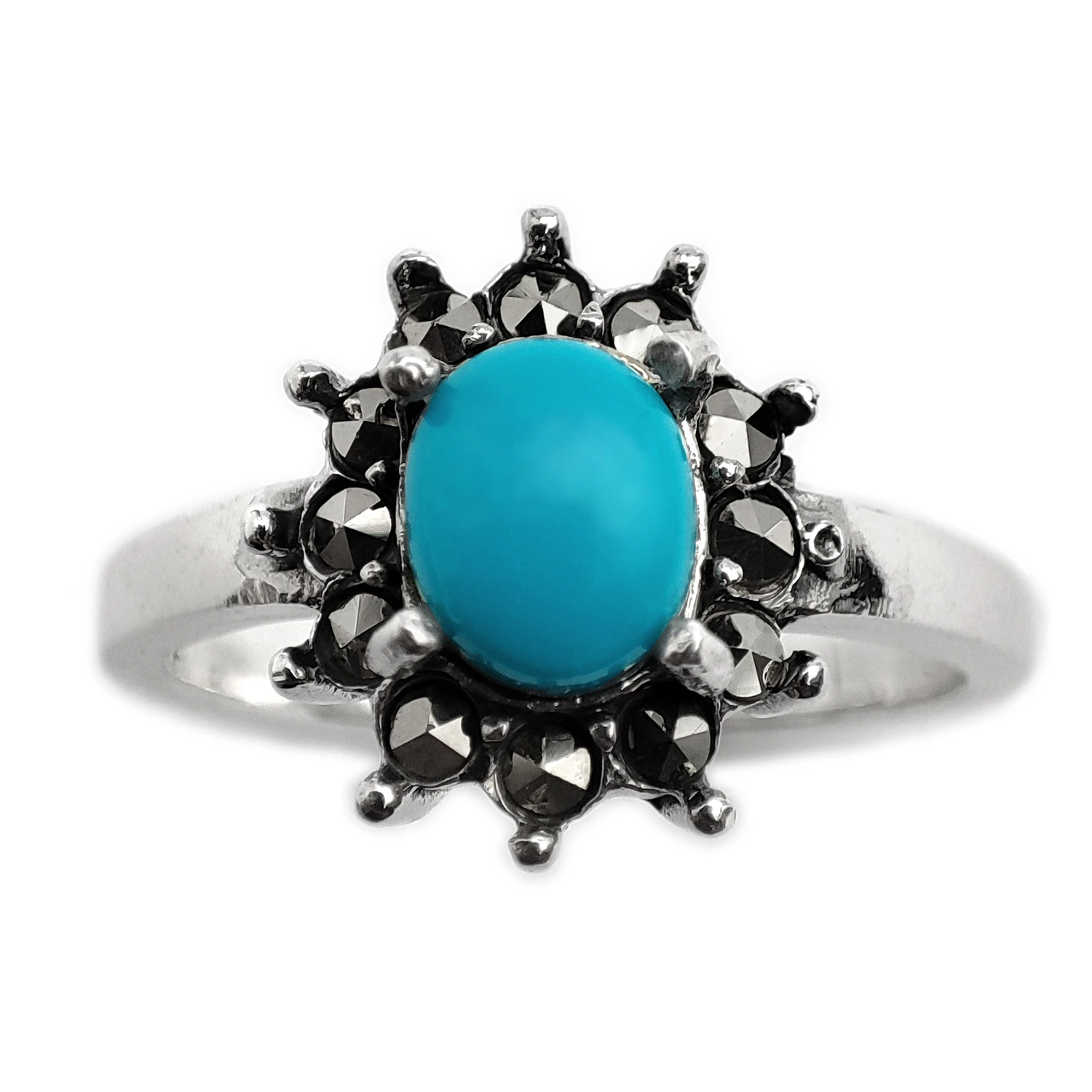 انگشتر نقره نگین فیروزه