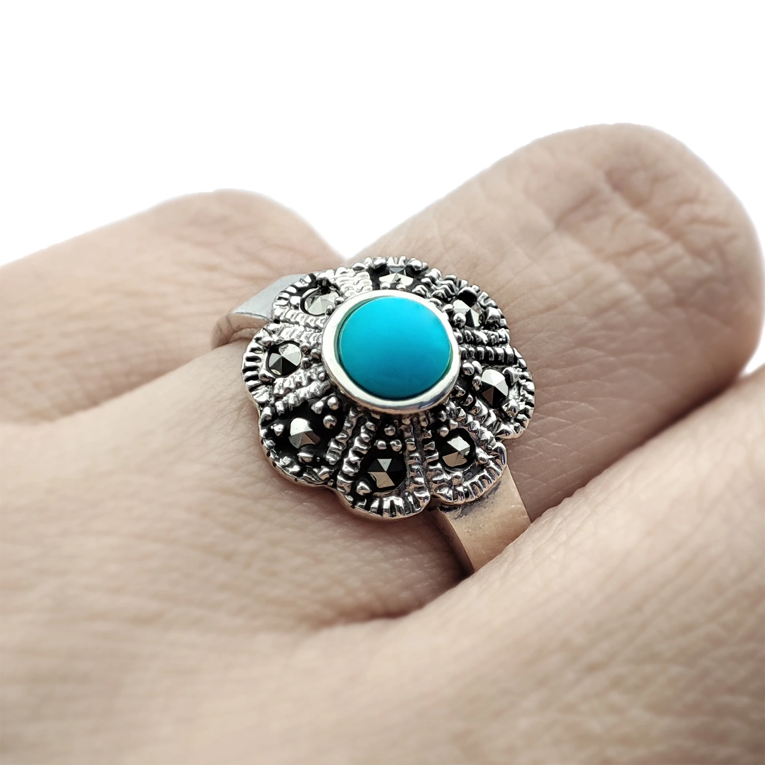 انگشتر نقره فلاور 