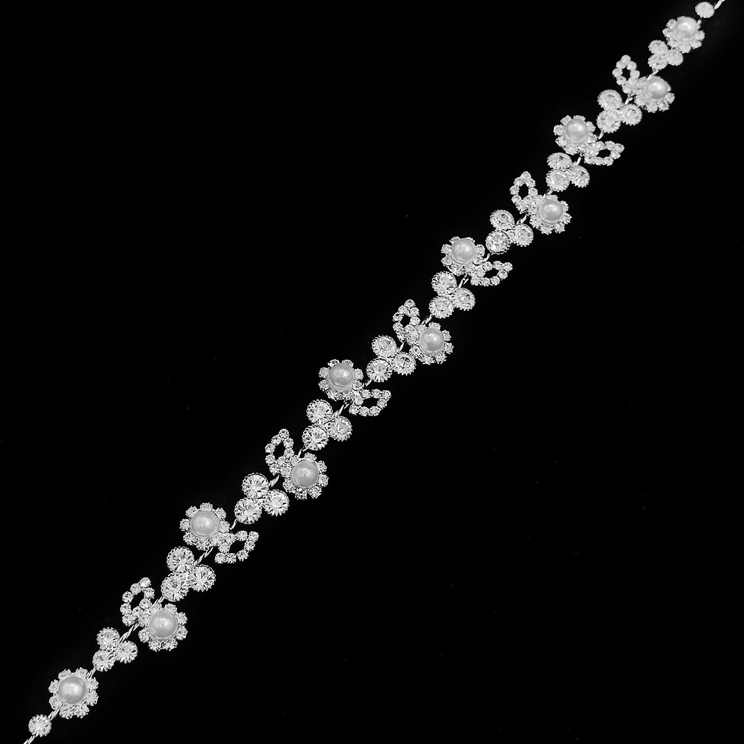 ریسه مو، تاج عروس، شینیون عروس، اکسسوری مجلسی مو 117