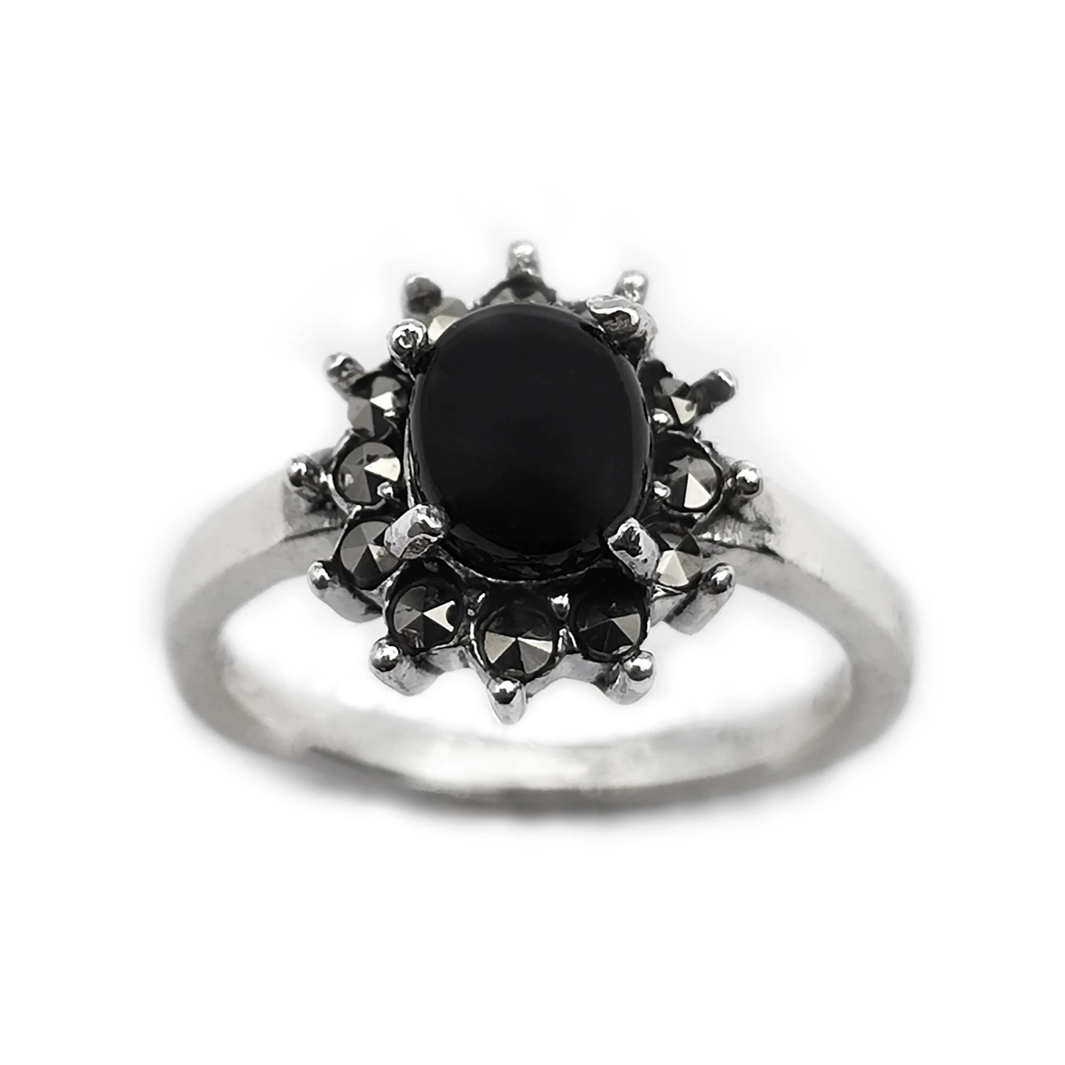 انگشتر نقره نگین انیکس