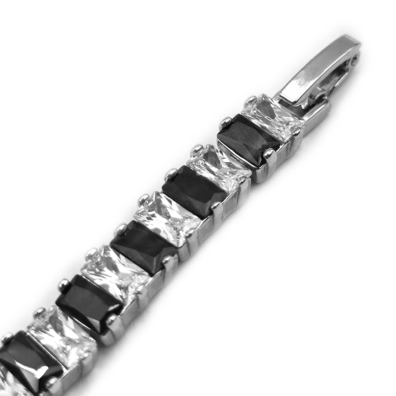 دستبند ژوپینگ سنگ سیاه و سفید