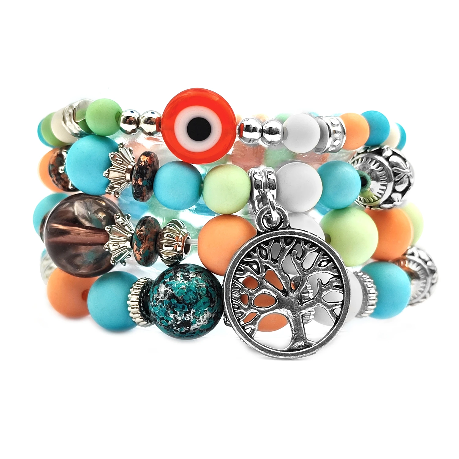 دستبند مهره ای چشم نظر دستبند مهره ای چشم نظر