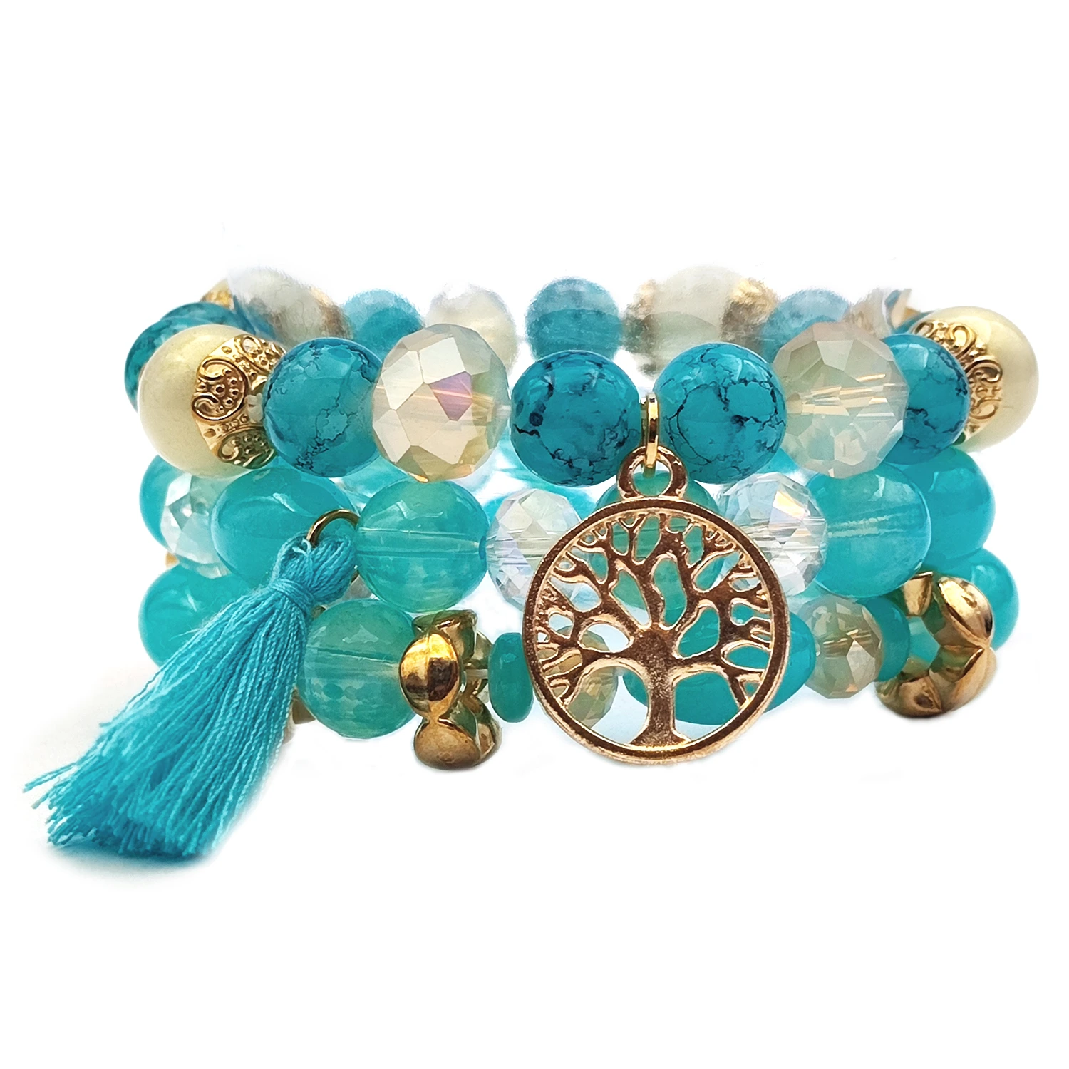 دستبند مهره ای درخت زندگی دستبند مهره ای درخت زندگی
