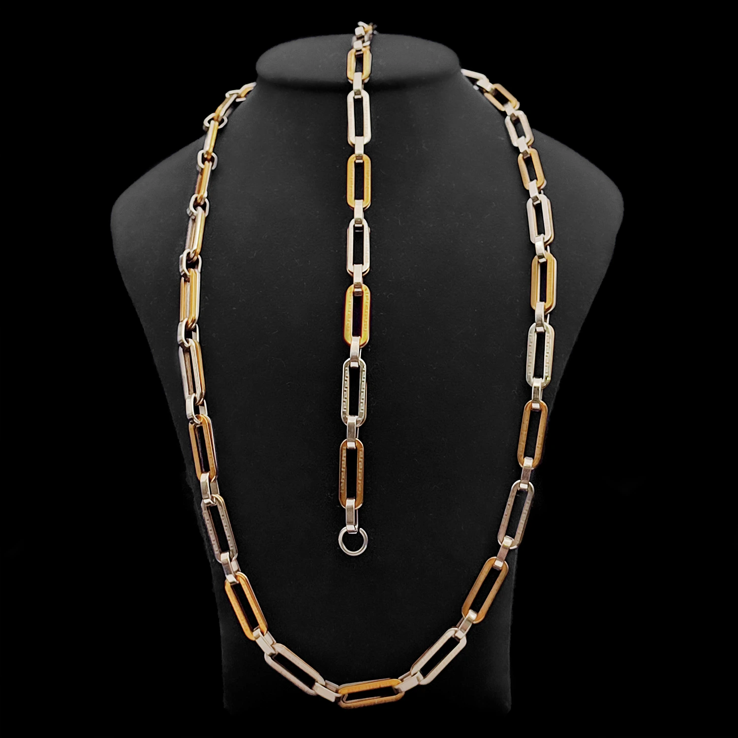 دستبد و زنجیر استیل مردانه