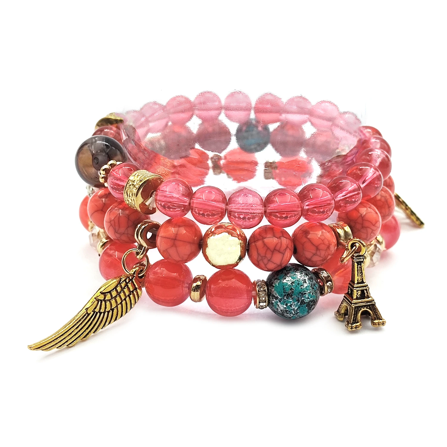 دستبند مهره ای ایفل دستبند مهره ای ایفل