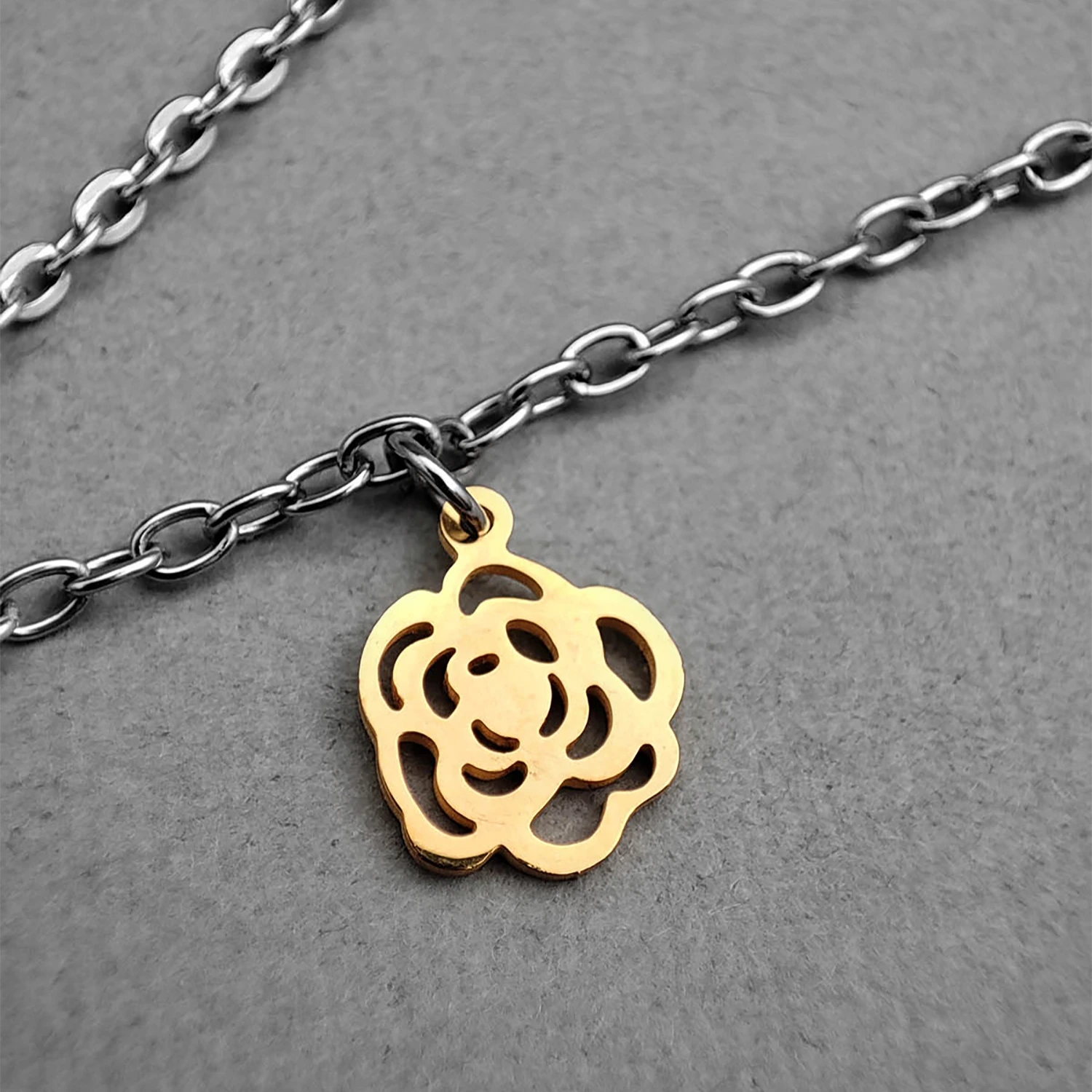 پابند دورنگ طرح گل رز