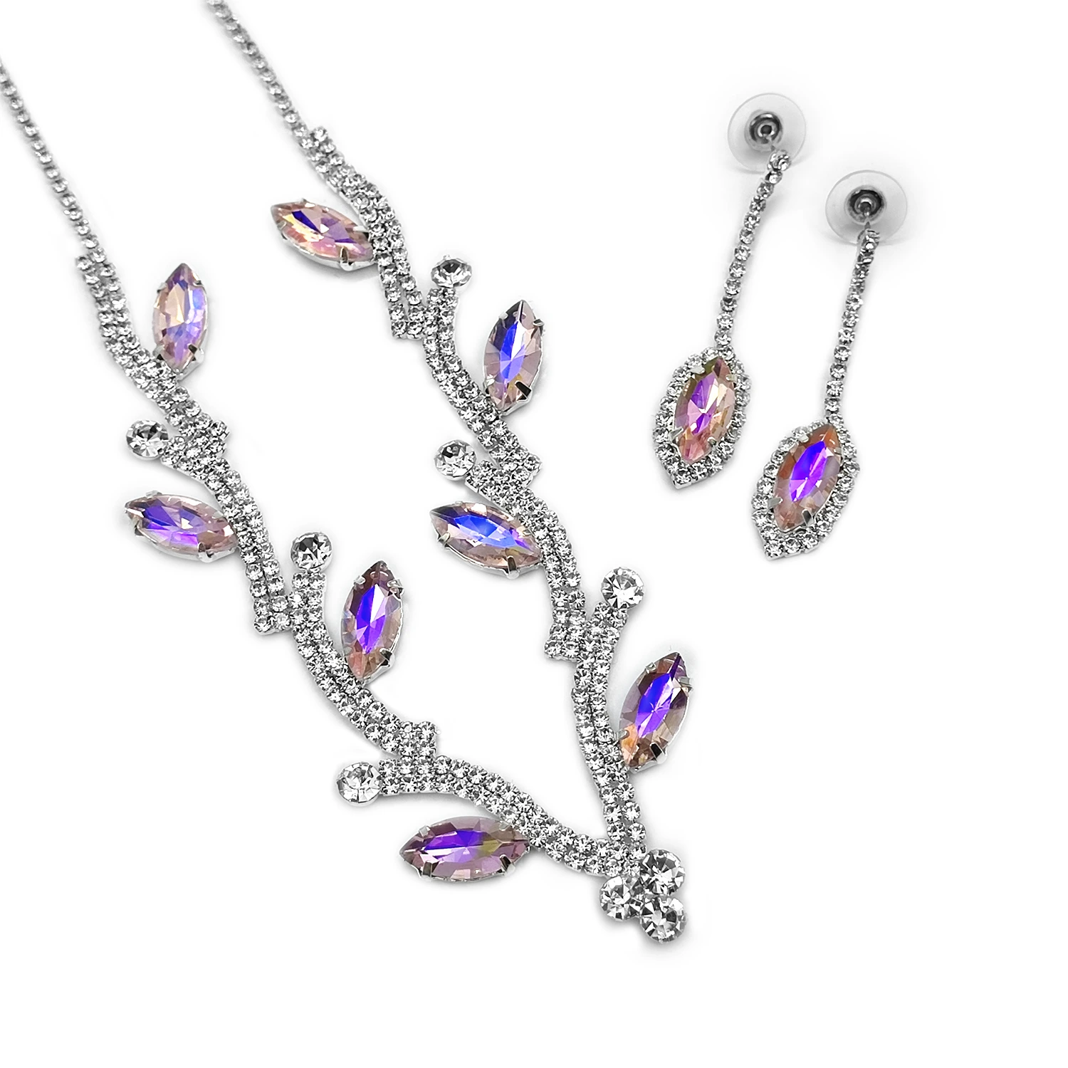 نیم ست آب نقره مجلسی سنگ دار