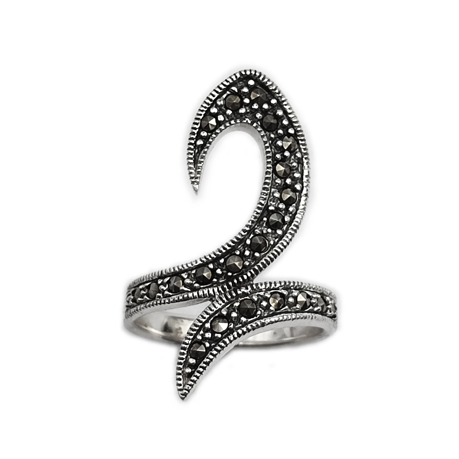 انگشتر نقره سیاه قلم