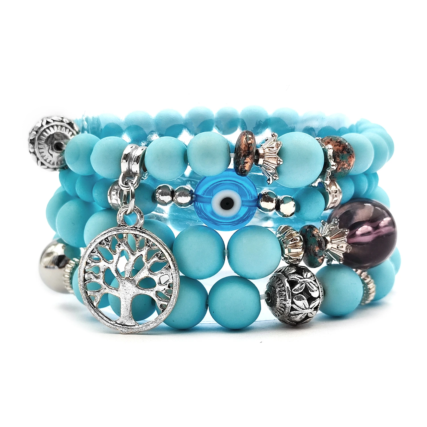 دستبند مهره ای چشم نظر دستبند مهره ای چشم نظر