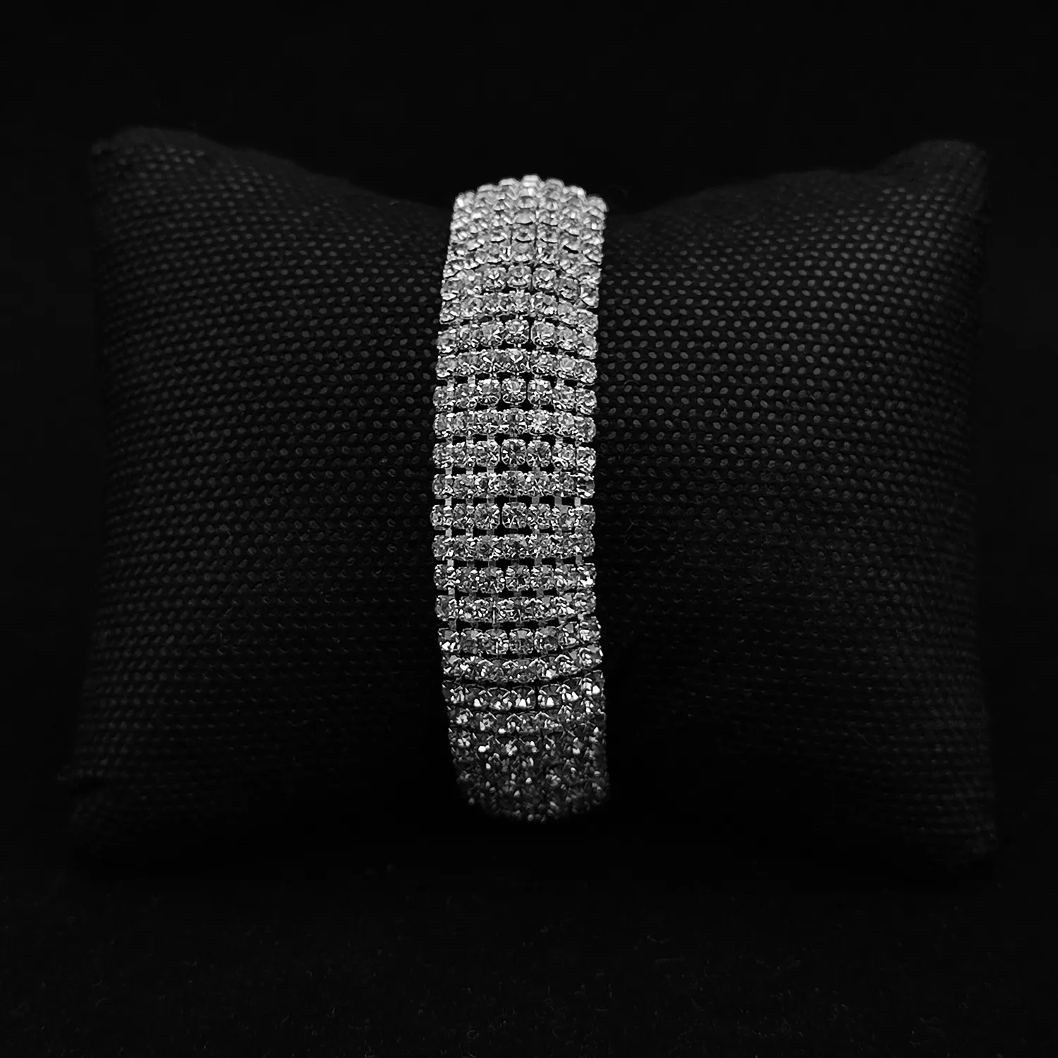 دستبند طرح جواهر تنیس 8رج