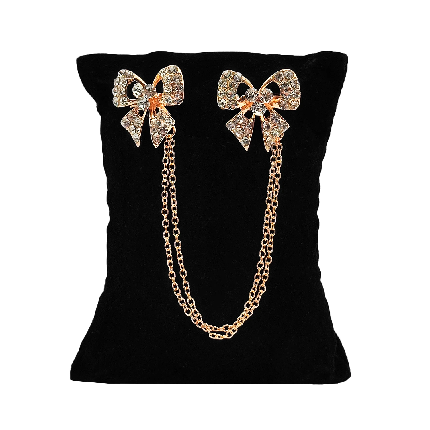 گلسینه پاپیون نگین دار