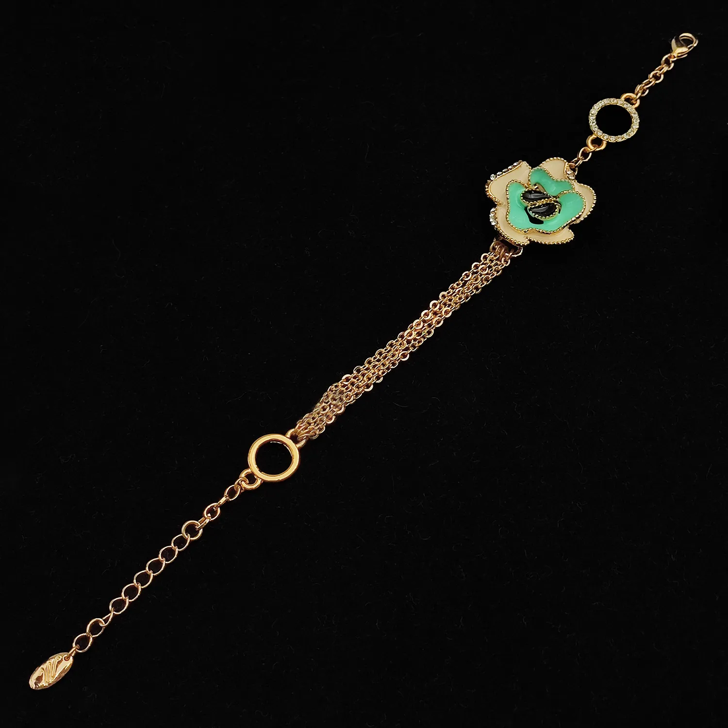 دستبند مارکیز اب طلا ایتالیا