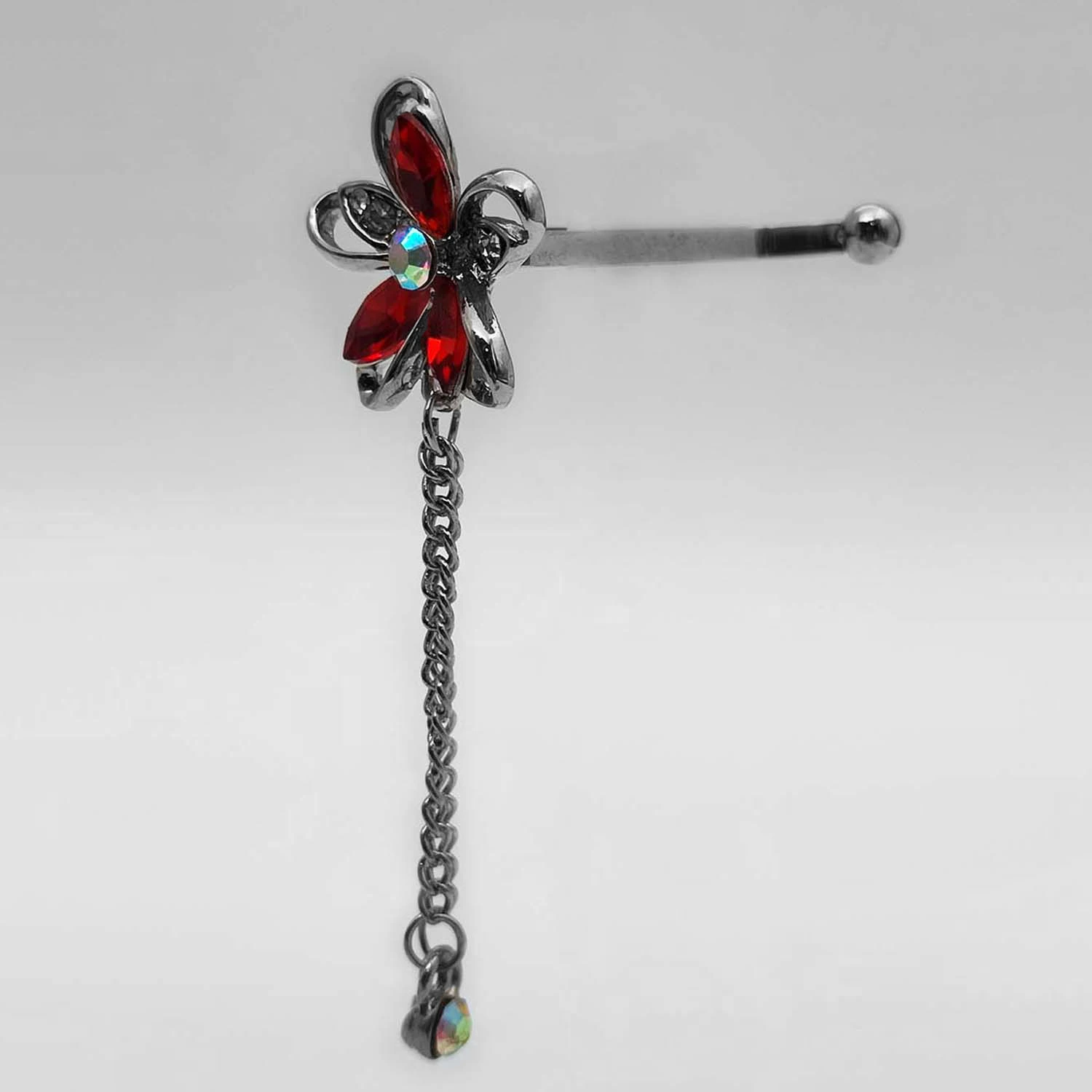 گیره روسری گلی