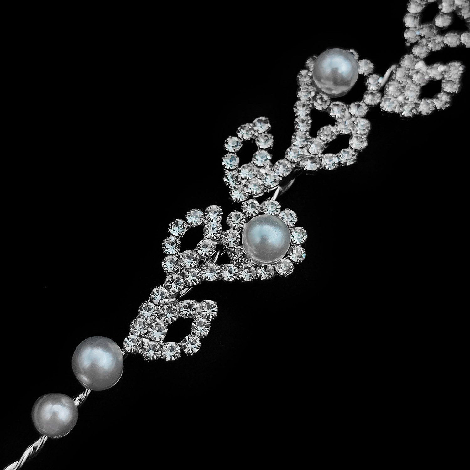 ریسه مو، تاج عروس، شینیون عروس، اکسسوری مجلسی مو 116