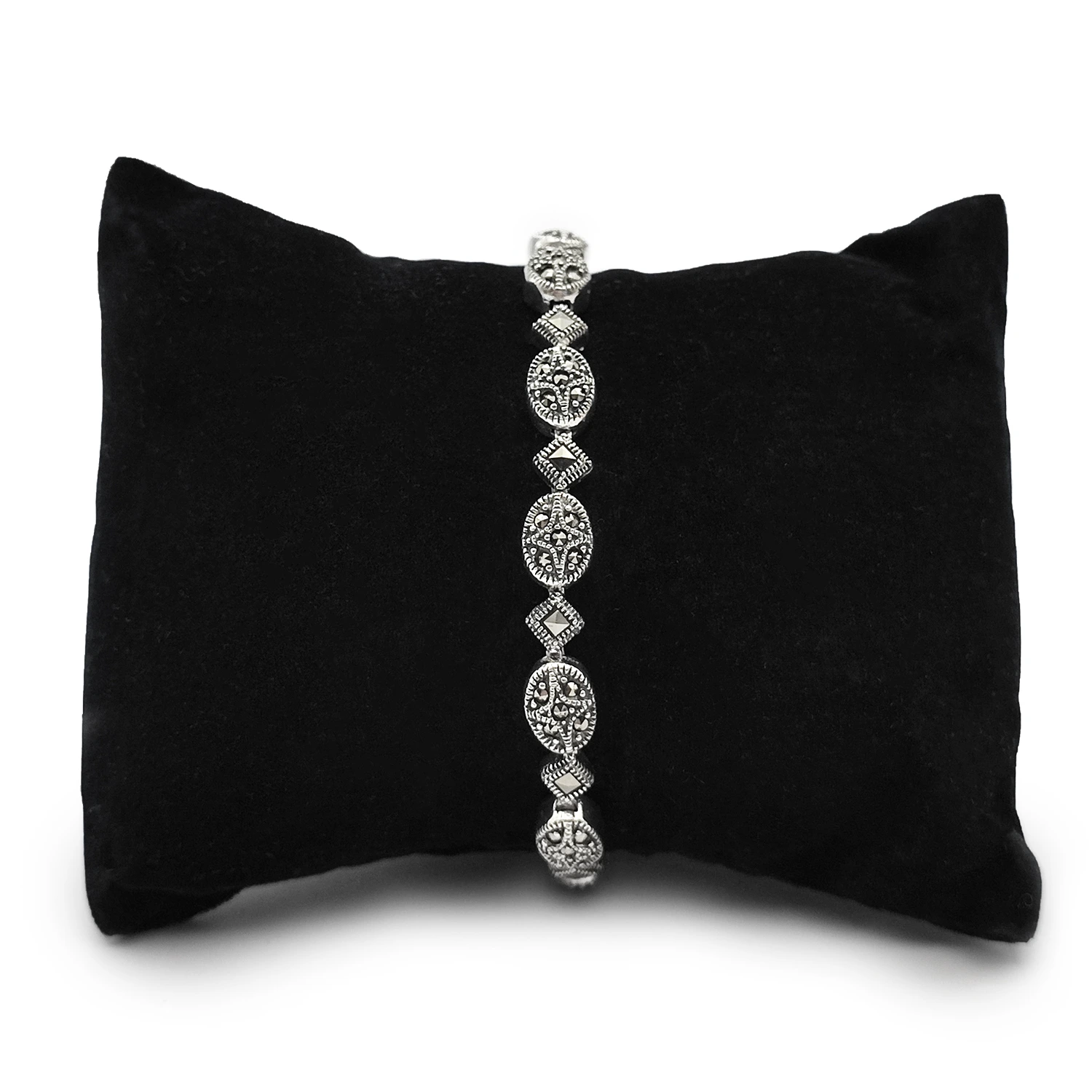 دستبند نقره سیاه قلم دستبند نقره سیاه قلم