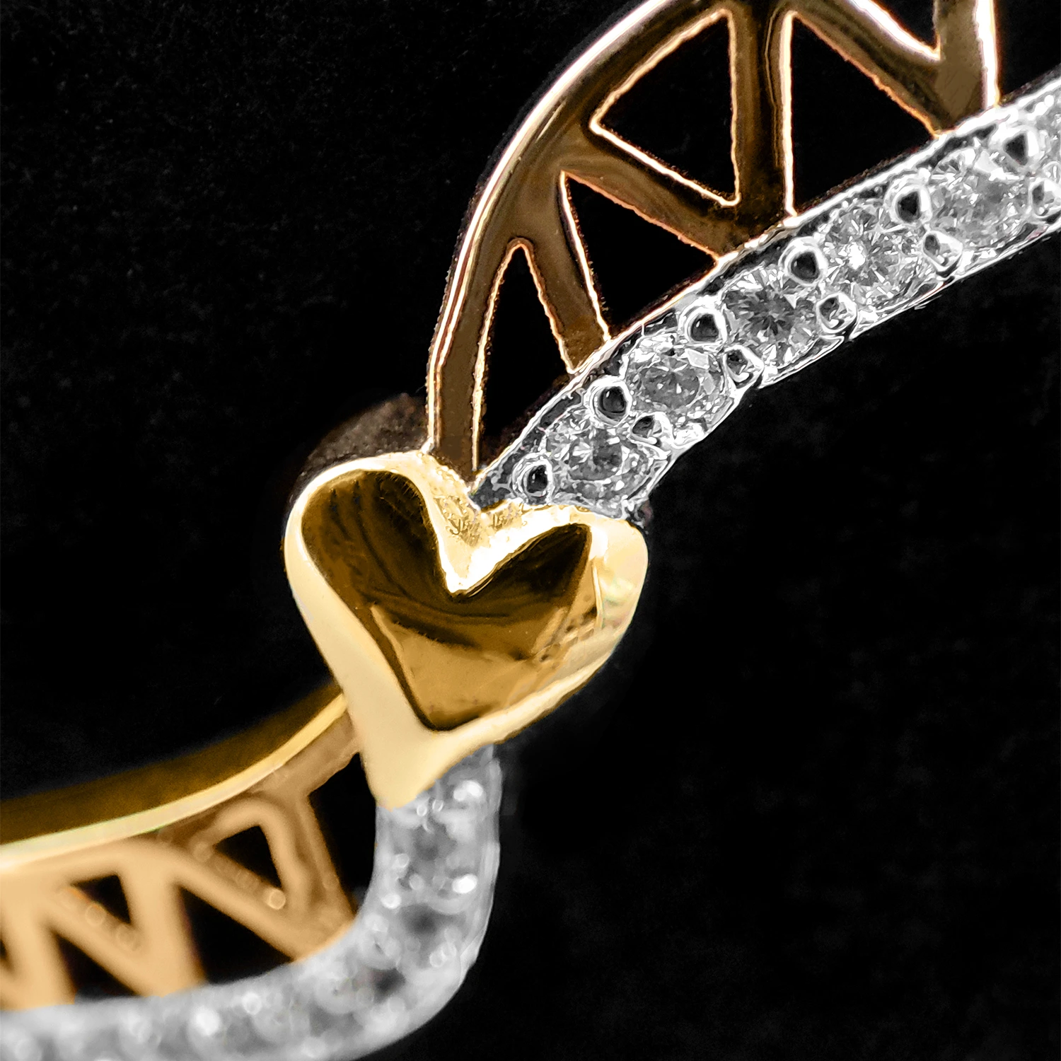 دستبند النگویی جواهری ژوپینگ