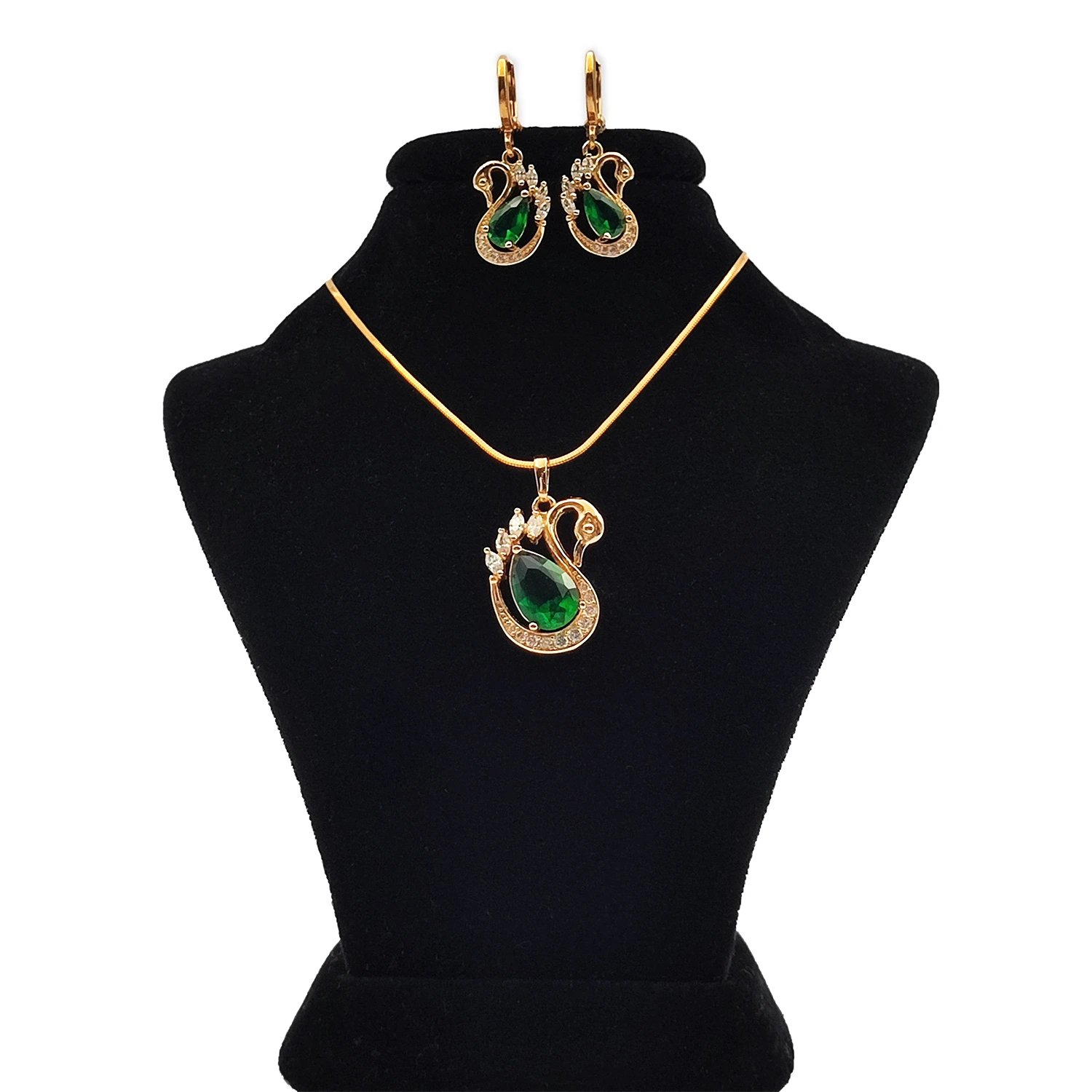 نیم ست جواهری ژوپینگ قو