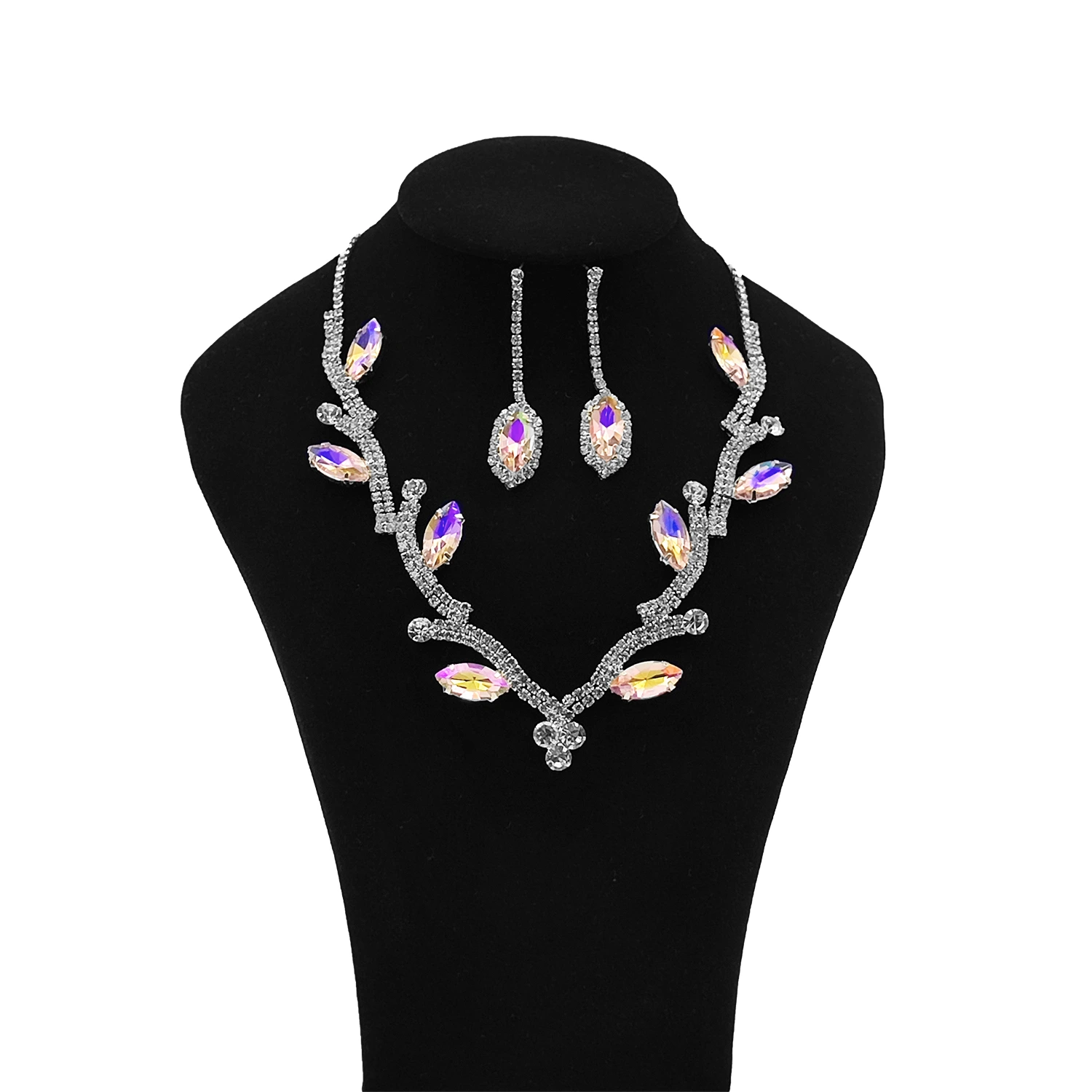 نیم ست آب نقره مجلسی سنگ دار