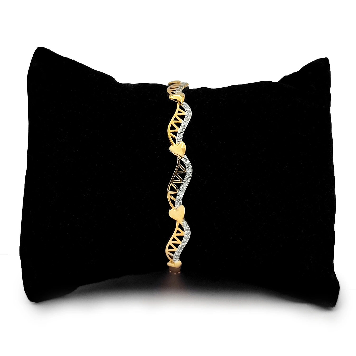 دستبند النگویی جواهری ژوپینگ