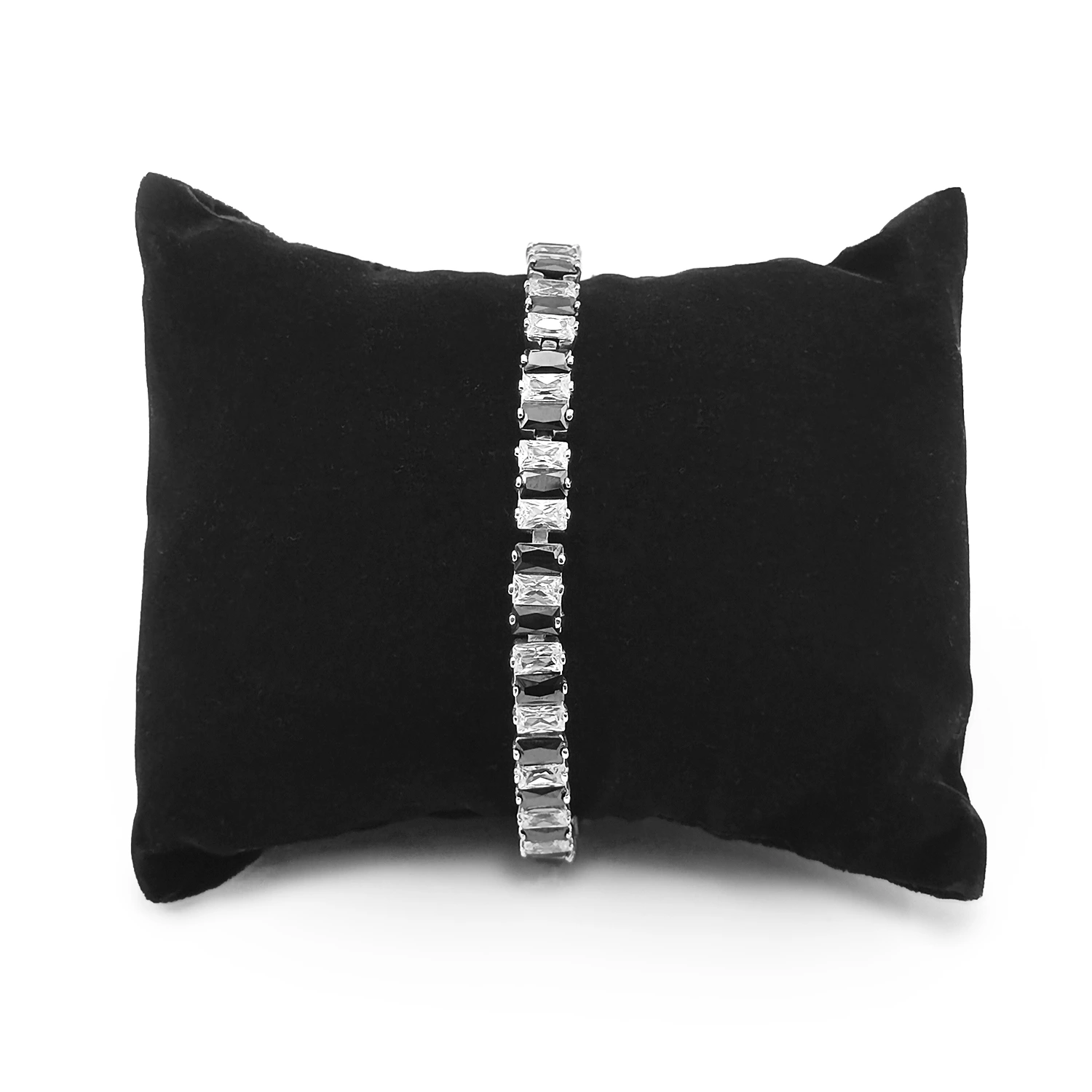 دستبند ژوپینگ سنگ سیاه و سفید