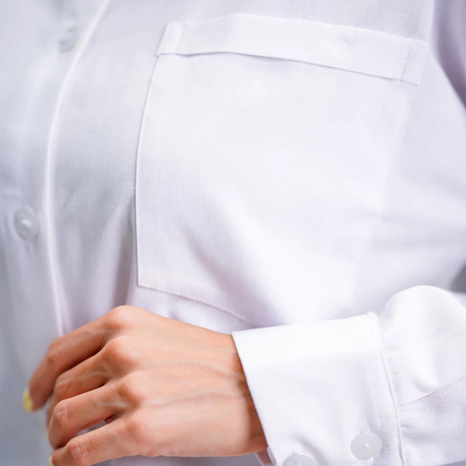 شومیز کراپ جیب پاکتی