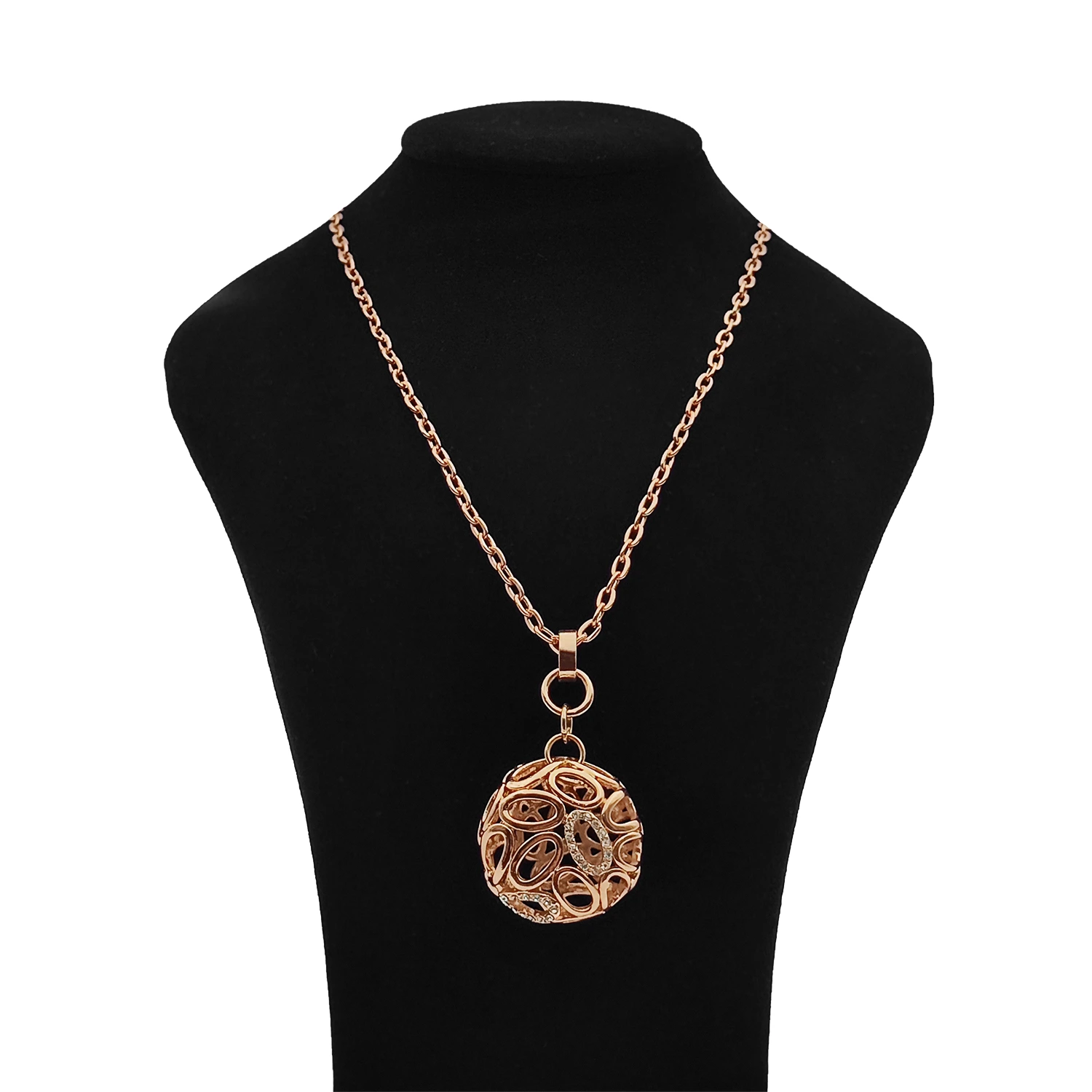 پلاک و زنجیر توپی نگین دار