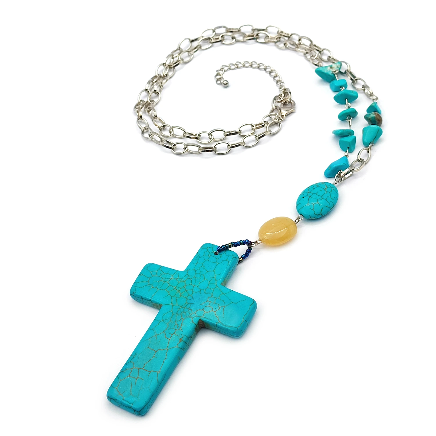 رولباسی صلیب فیروزه